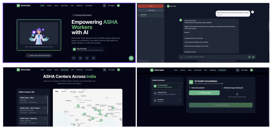 ASHA Sakhi – AI-Powered Health Assistance Platform